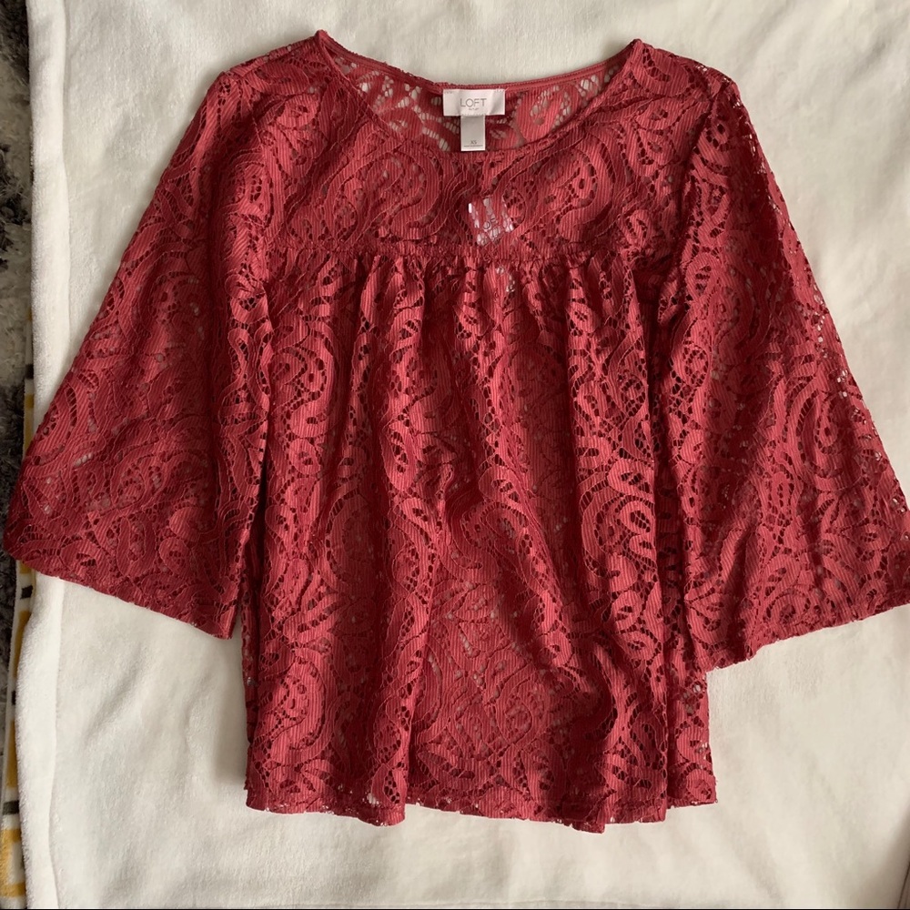 Loft lace blouse